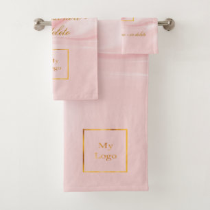 Logo de negocios de texto del salón de belleza de
