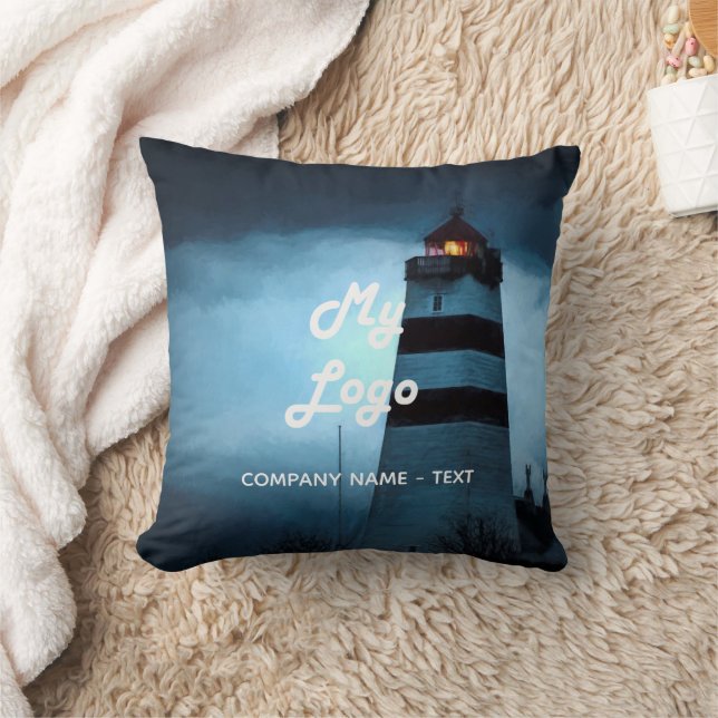 Logo de negocios foto turismo lanzar almohada (Manta)