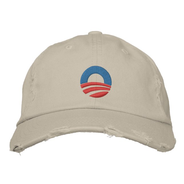 Logo de Obama bordado gorra de béisbol (Anverso)