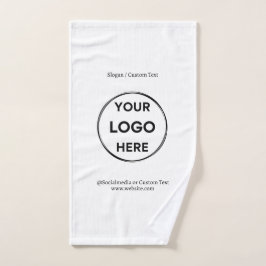 Logo de Personalizado blanco Textos Negocio Minima