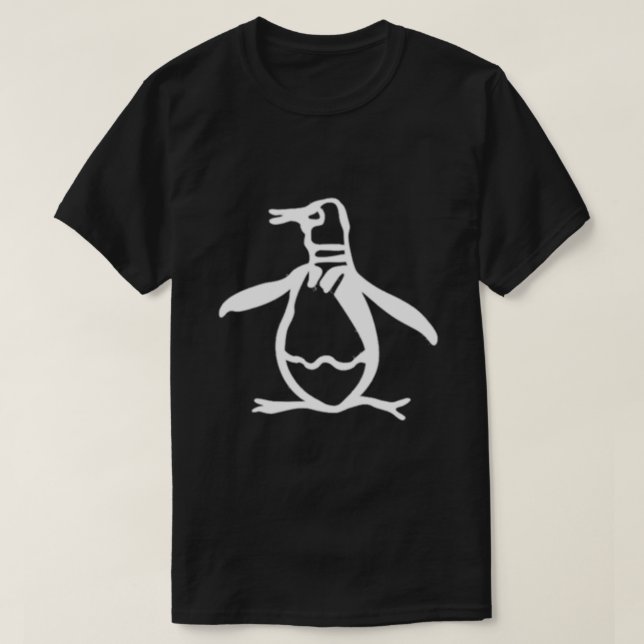 logo de pingüino en el golf de camisa Classic T-Sh (Diseño del anverso)