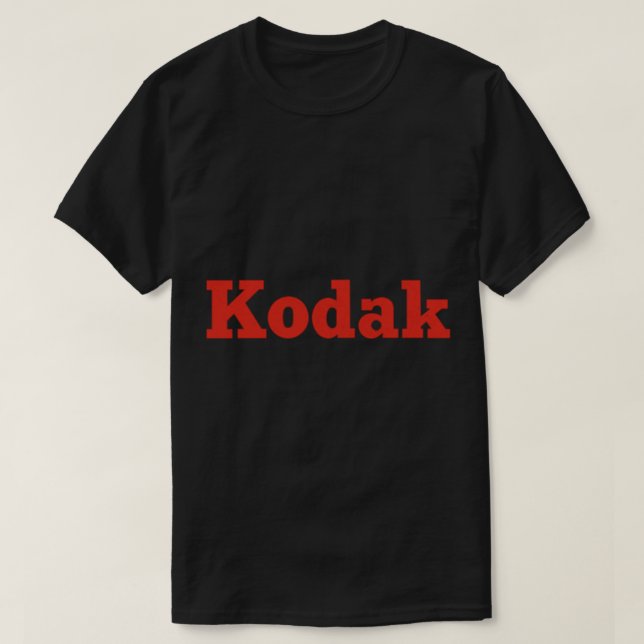 Logo de Retro Kodak Sólo texto camiseta clásica (Diseño del anverso)