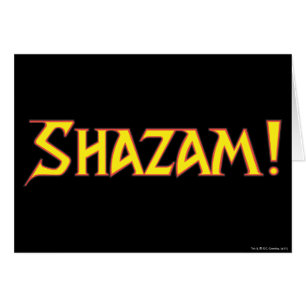 Logo de Shazam amarillo/rojo