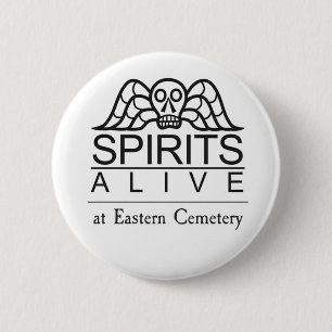 Logo de Spirits Alive en un botón