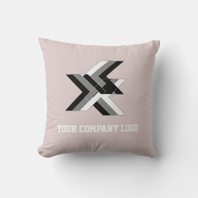 LOGO DE SU EMPRESA, Cojín decorativo personalizado (Anverso)