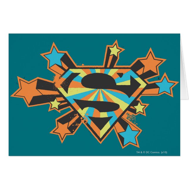 Logo de Supergirl Colorful Stars (Anverso (Horizontal))