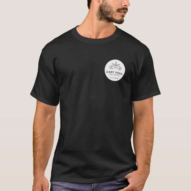 Logo de Unisex CYC Camiseta negra (Anverso)