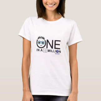 Logo de Uno en medio millón - Con camiseta ligera