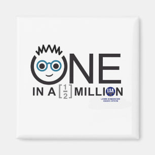 Logo de Uno en medio millón - imán