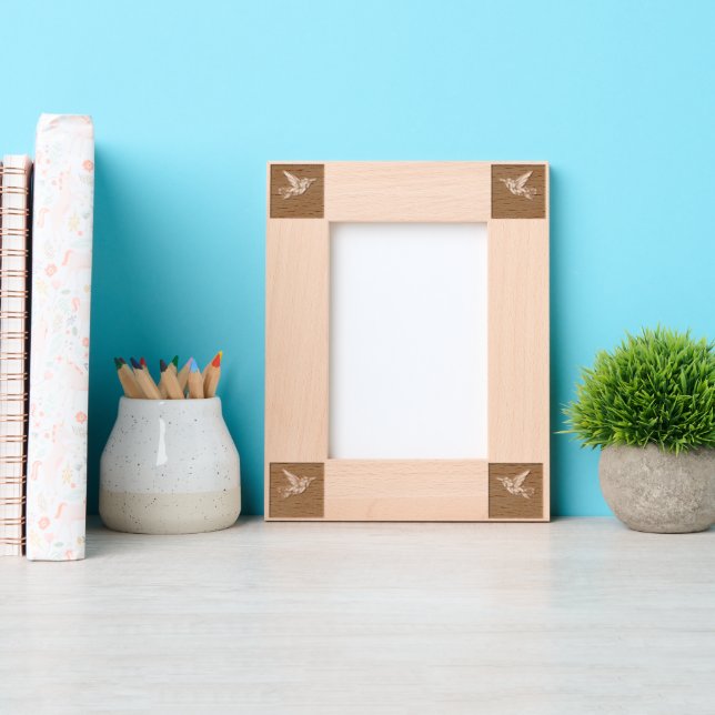 Logo de vuelo de aves Estilo de marco Paisaje natu (Anverso)