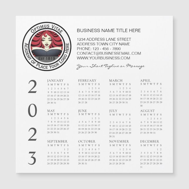 Logo del Calendario Empresarial 2023 (Anverso)