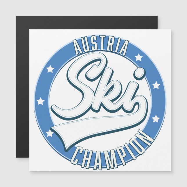 Logo del Campeón de Esquí de Austria (Anverso/Reverso)