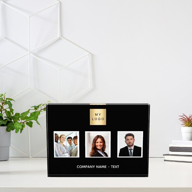 Logo del equipo de fotos en blanco negro (Subido por el creador)