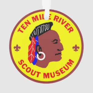 Logo del Museo Scout del río Diez millas Ornamento