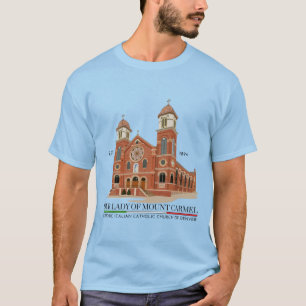 Logo del OLMC Camiseta azul claro para los hombres