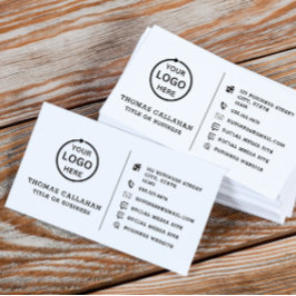 Logo del personalizado tarjeta de medios sociales