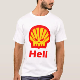 Logo divertida de camisetas vende infierno