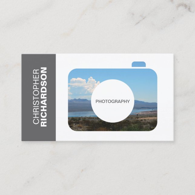 LOGO FOTOGRÁFICO DE CÁMARA para tarjeta de visita  (Anverso)