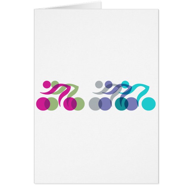 Logo genial de los ciclistas (Frente)