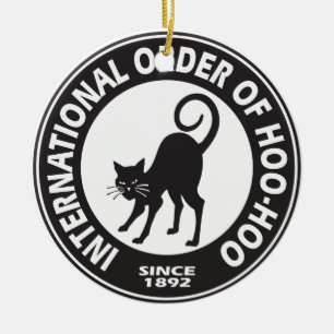 Logo Hoo-Hoo Ornamento cerámico