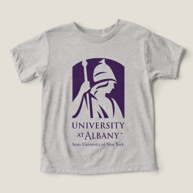 Logo icónico de la Universidad de Albany (Diseño delantero )