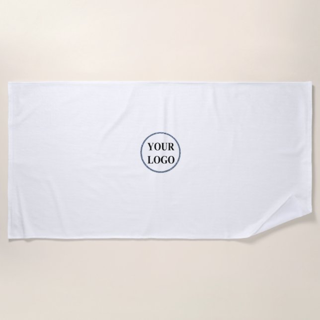 LOGO Monogramado personalizado de toallas de playa (Anverso)