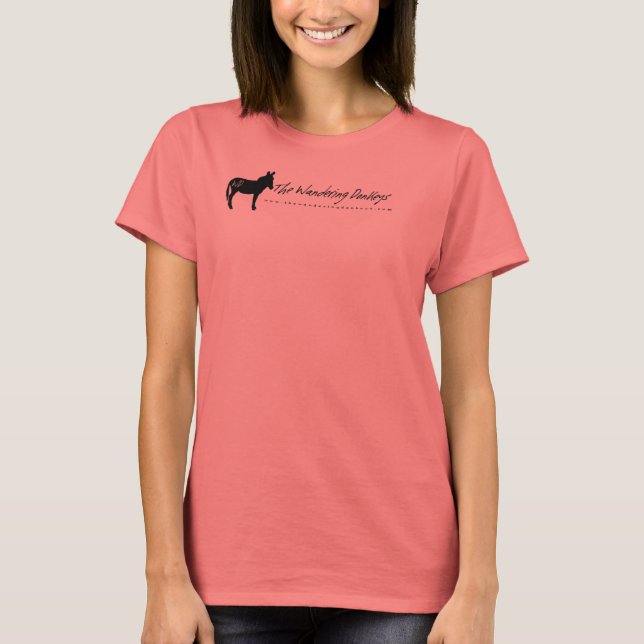 Logo Mujeres Racer Atrás Camiseta Azúcar Quemado L (Anverso)