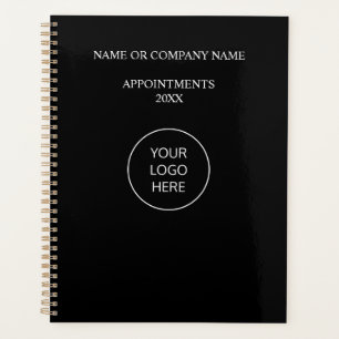 Logo Negro Blanco Libro Planificador de Negocios C