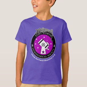 Logo oficial de FWAS Niños Camiseta Púrpura