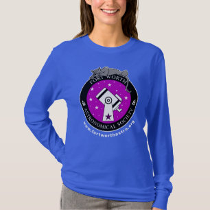 Logo oficial de la mujer azul de la camiseta de ma