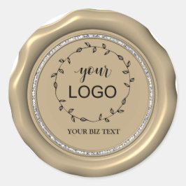 *~* LOGO Pegatinas de sellos de lana de diamante d