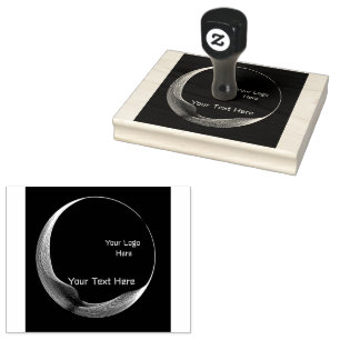 Logo personalizado Imagen de texto Sello de caucho