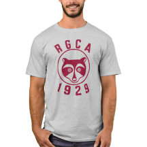 Logo rojo de la camiseta básica masculina de RGCA