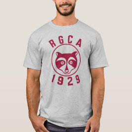 Logo rojo de la camiseta básica masculina de RGCA