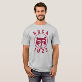 Logo rojo de la camiseta básica masculina de RGCA