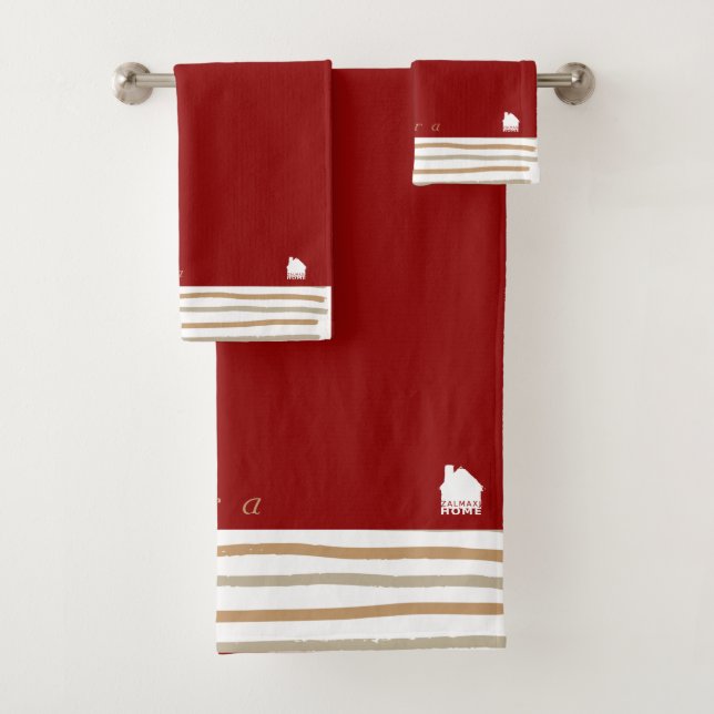 Logo rojo de ZALMAXI (In situ)