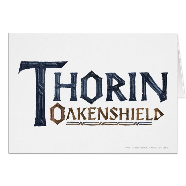Logo THORIN OAKENSHIELD™ Azul (Anverso (Horizontal))