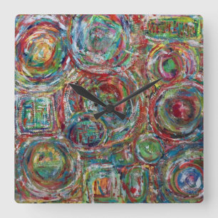 Logotipo 2 reloj de pared