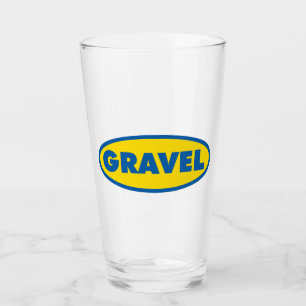Logotipo amarillo de ciclismo de grava