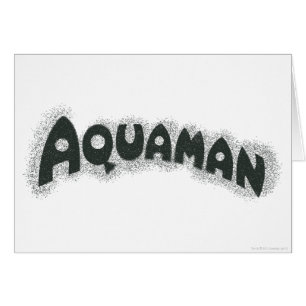 Logotipo Aquaman Grunge Black
