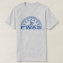 Logotipo azul retro Camiseta ligera masculina
