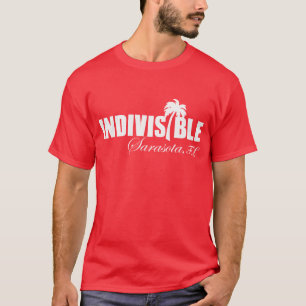Logotipo blanco de la camiseta de los hombres