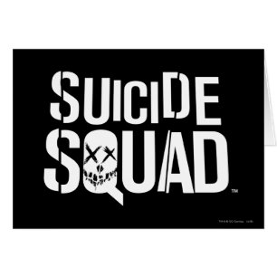 Logotipo blanco del pelotón el del suicidio