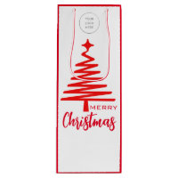 Logotipo Bolsa de vino de Navidad