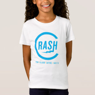 Logotipo ciánico de la camiseta de los chicas del