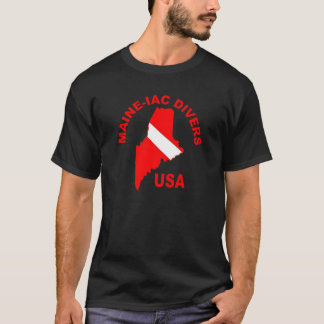 Logotipo clásico de buzos continentales camiseta o