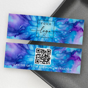 Logotipo código QR tarjeta de presentación de ancl