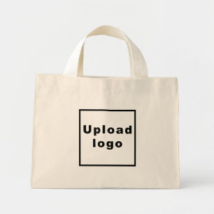 Logotipo comercial en una bolsa de tocador de pequ