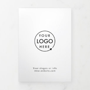 Logotipo comercial   Folleto triplicado simple Min