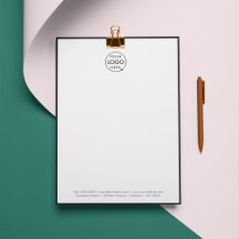 Logotipo comercial membrete | Carta de la empresa